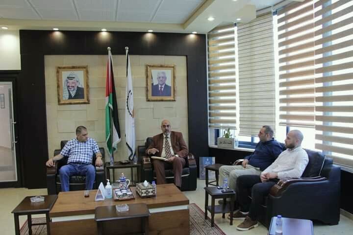 مدير فرع فاتن في قلقيلية؛ هشام الخطيب يزور غرفة تجارة وصناعة وزراعة محافظة قلقيلية